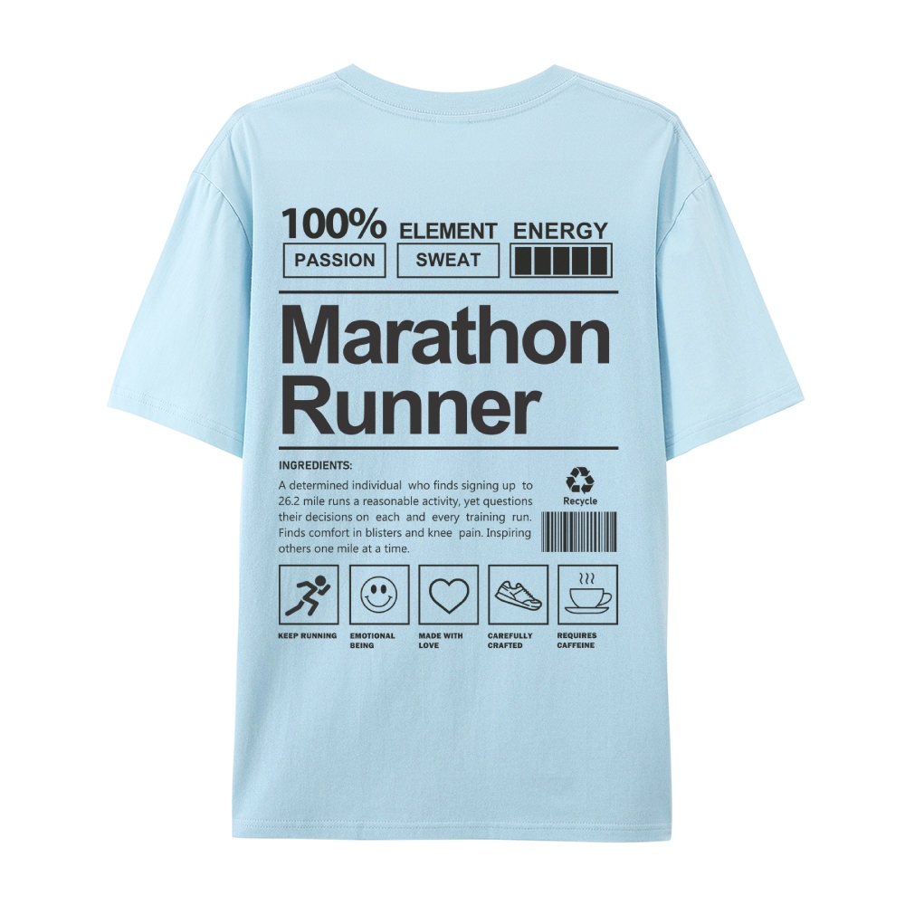 Marathon Runner T-shirt wearishow