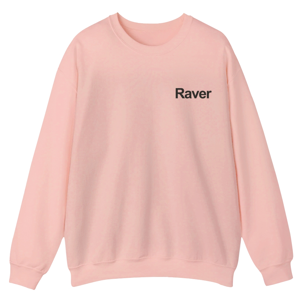 Addcustom Raver Casual Crewneck Sweatshirt wearishow