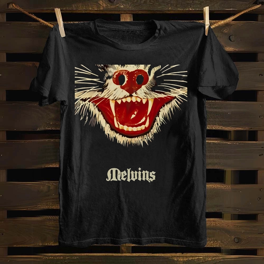  Unisex cotton Melvins Rock Band T-shirt