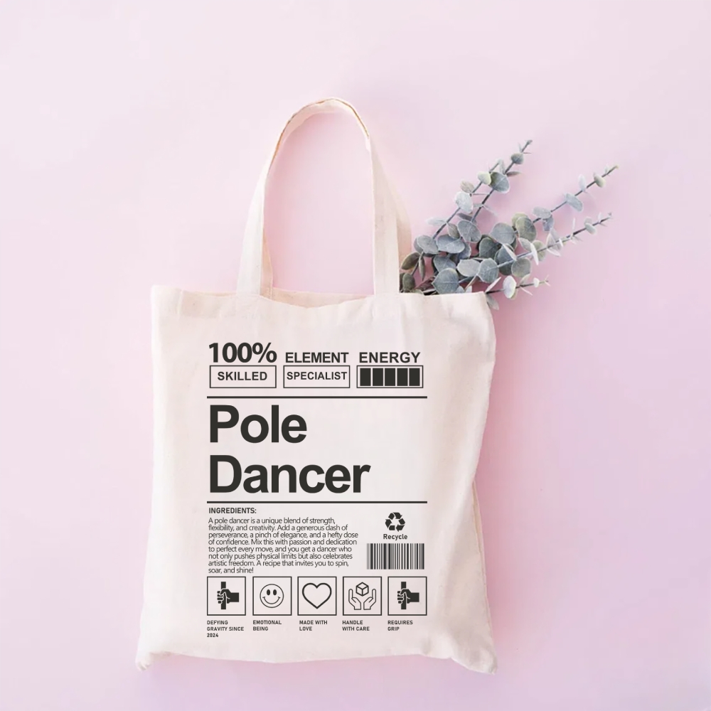 Pole Dancer AddCustom Tote Bag wearishow