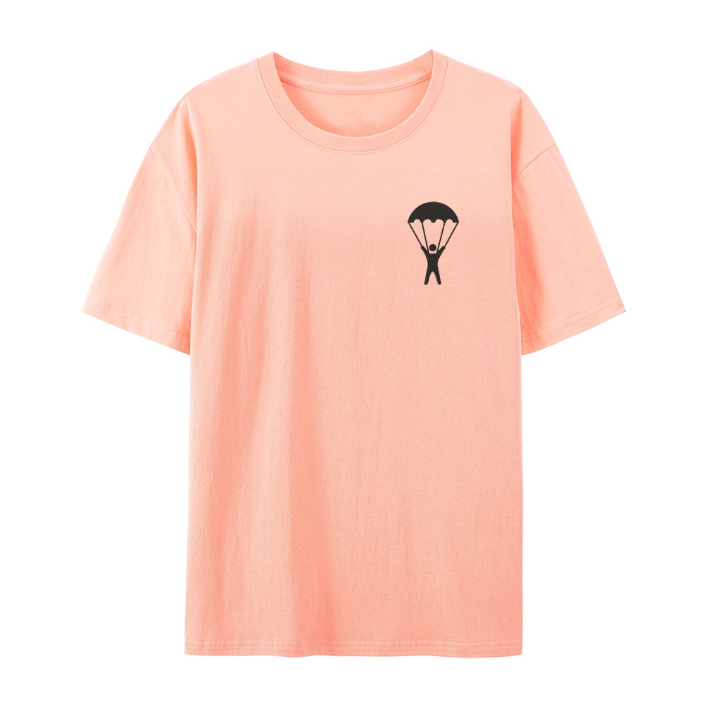 Skydiver Addcustom Casual Short Sleeve T-Shirt wearishow