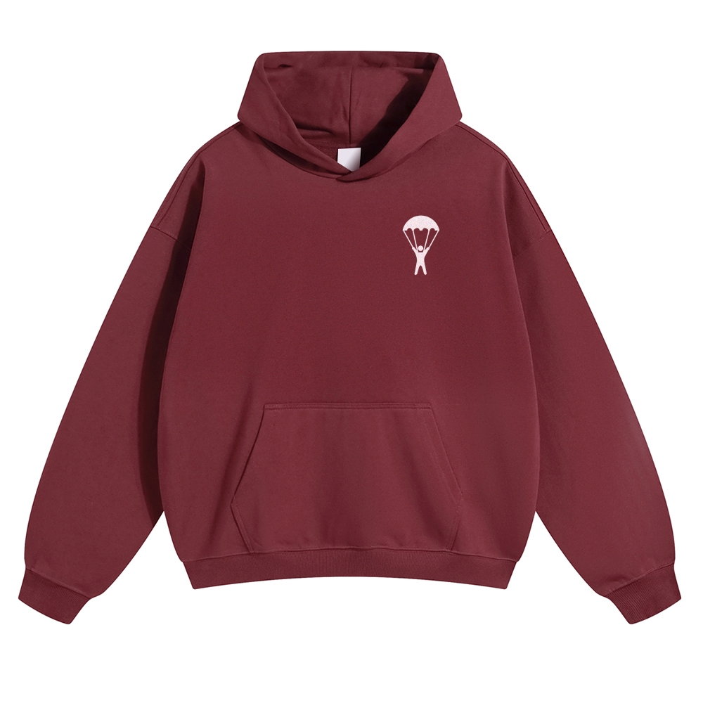 Skydiver Addcustom Solid Color Hoodie wearishow