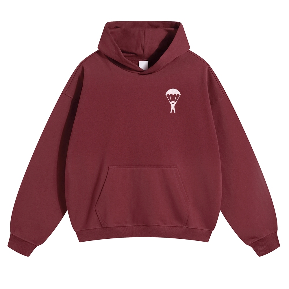 Skydiver Addcustom Solid Color Hoodie wearishow