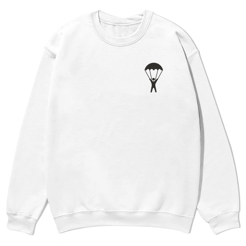 Skydiver Addcustom Casual Crewneck Sweatshirt wearishow