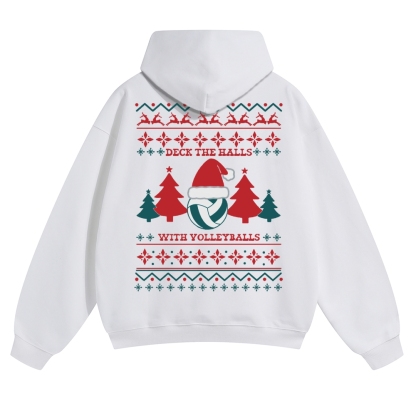 Volleyball Solid Color Hoodie wearishow