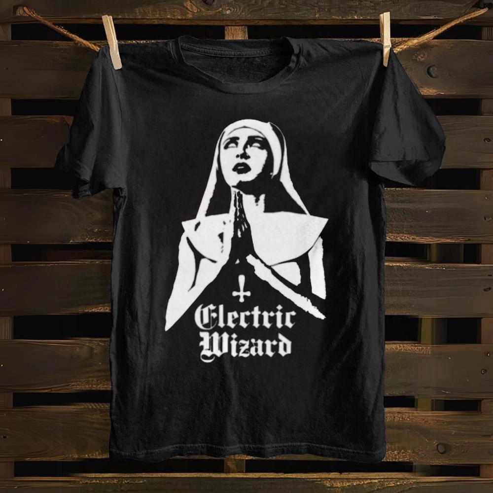 Unisex cotton Electric Wizard Metal Band T-shirt