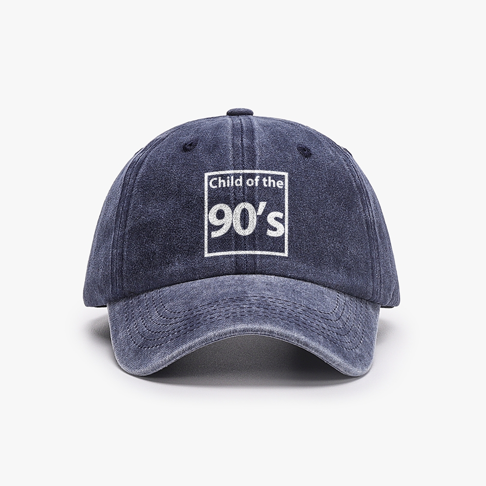 Child Of The 90’s Unisex Washed Vintage Baseball Cap