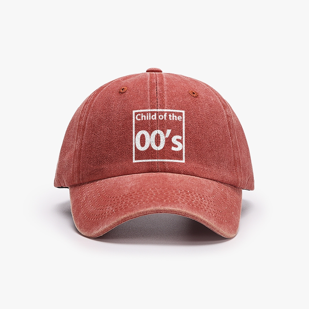 Child Of The 00’s Unisex Washed Vintage Baseball Cap