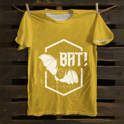 Unisex Vintage Laszlo the Bat Cotton T-Shirt