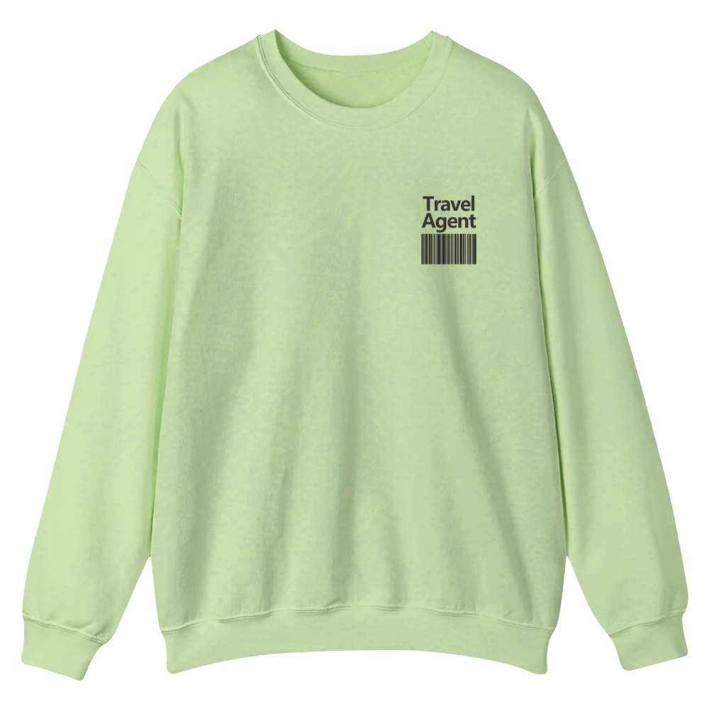 Travel Agent Casual Crewneck Sweatshirt