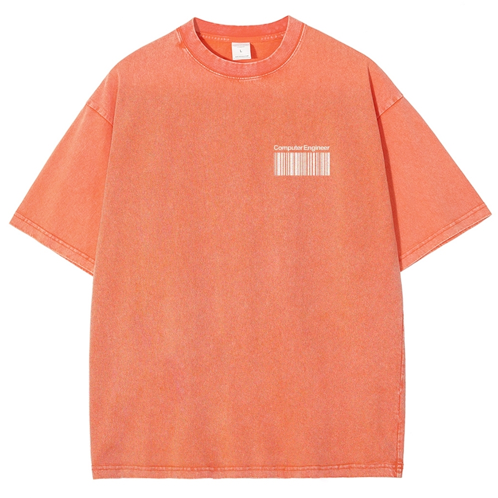 Computer Engineer Unisex Fit Washed T-Shirt