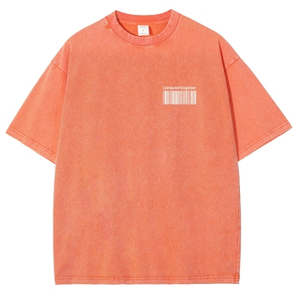 Computer Engineer Unisex Fit Washed T-Shirt