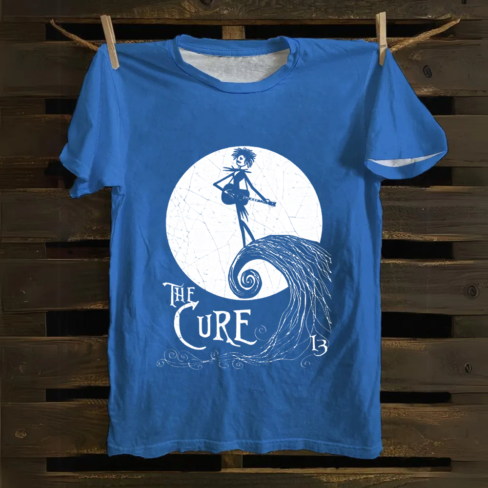 Unisex Vintage  The Cure Band Cotton T-Shirt