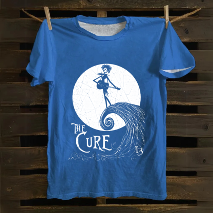 Unisex Vintage  The Cure Band Cotton T-Shirt