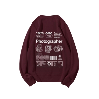 Photographer Casual Crewneck Sweatshirt