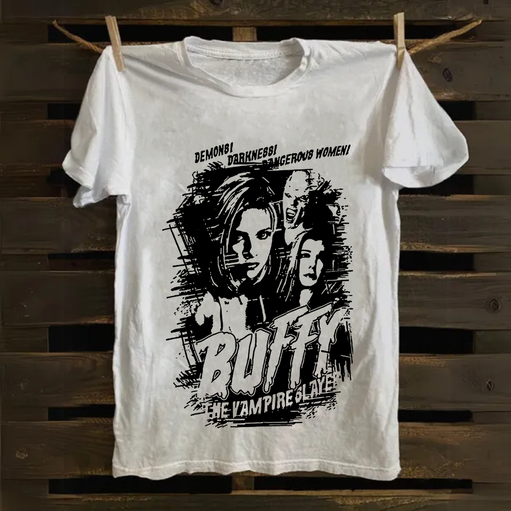 Buffy The Vampire Slayer TV Series Vintage cotton T-Shirt