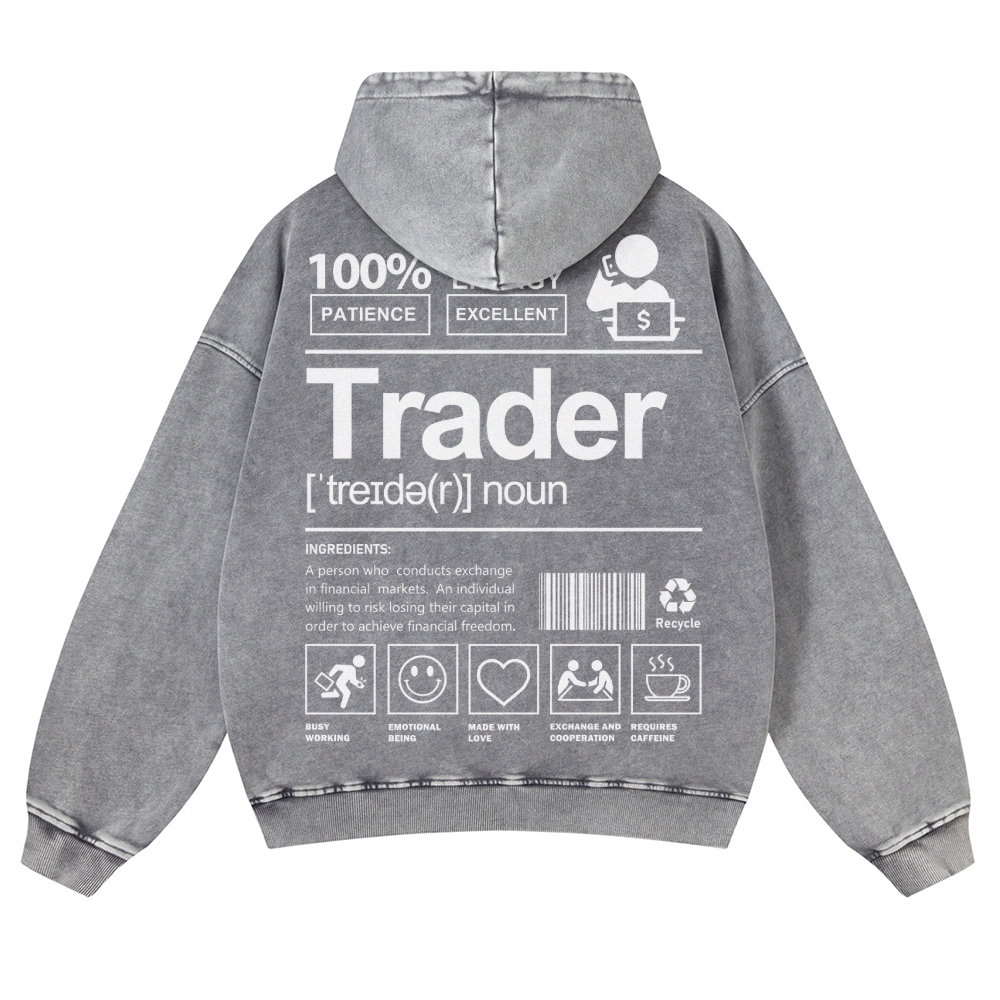 Trader Casual Washed Hoodie