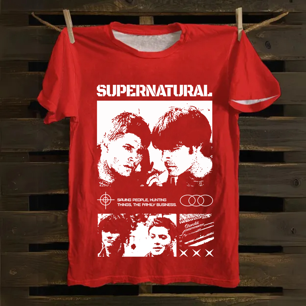 Supernatural TV Series Cotton T-Shirt