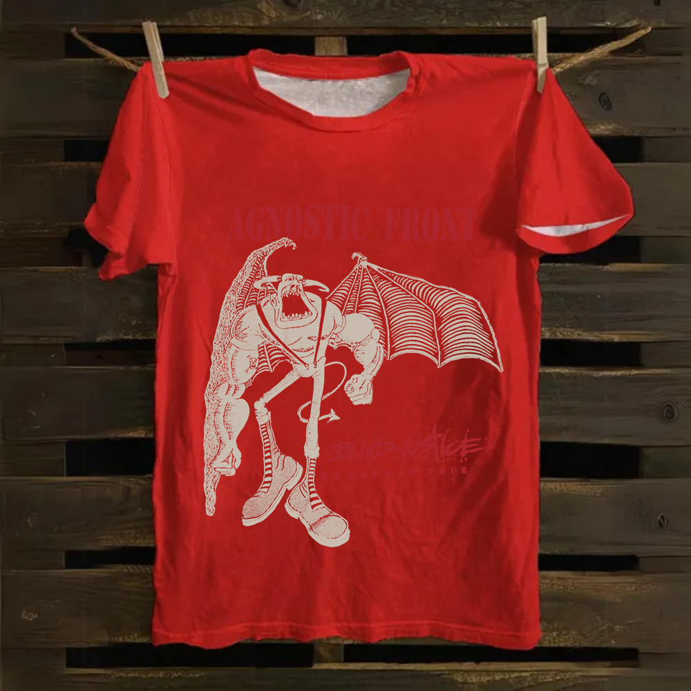 Agnostic Front Band Cotton T-Shirt