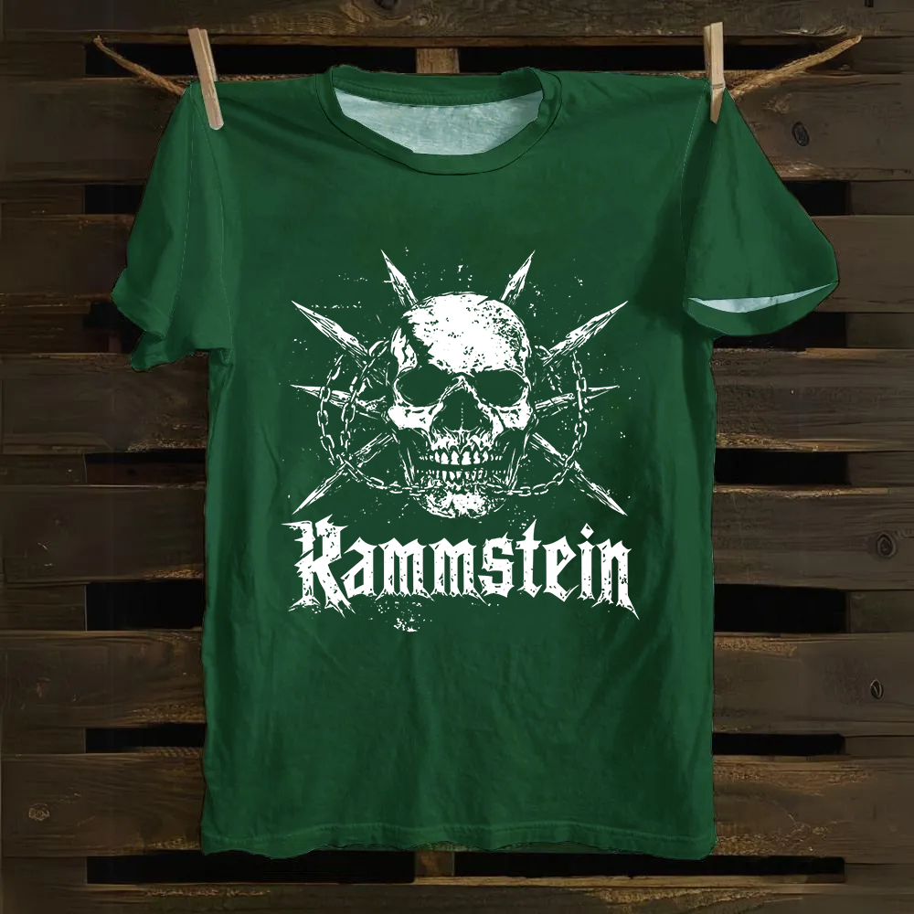 Rammstein Rock Band Vintage cotton T-Shirt