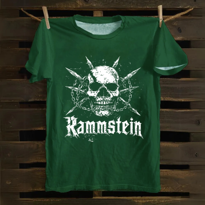 Rammstein Rock Band Vintage cotton T-Shirt