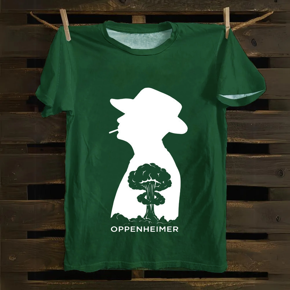 Unisex Vintage  Oppenheimer Movie  Cotton T-Shirt