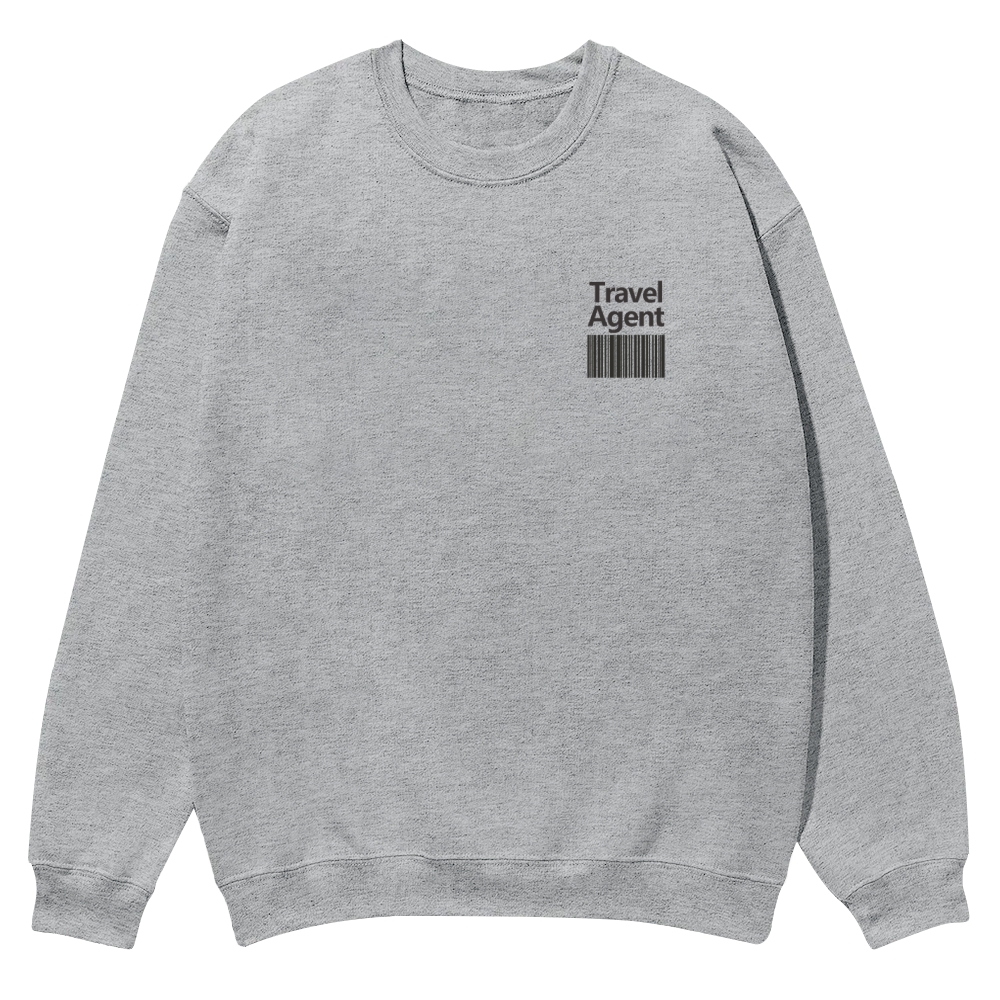 Travel Agent Casual Crewneck Sweatshirt