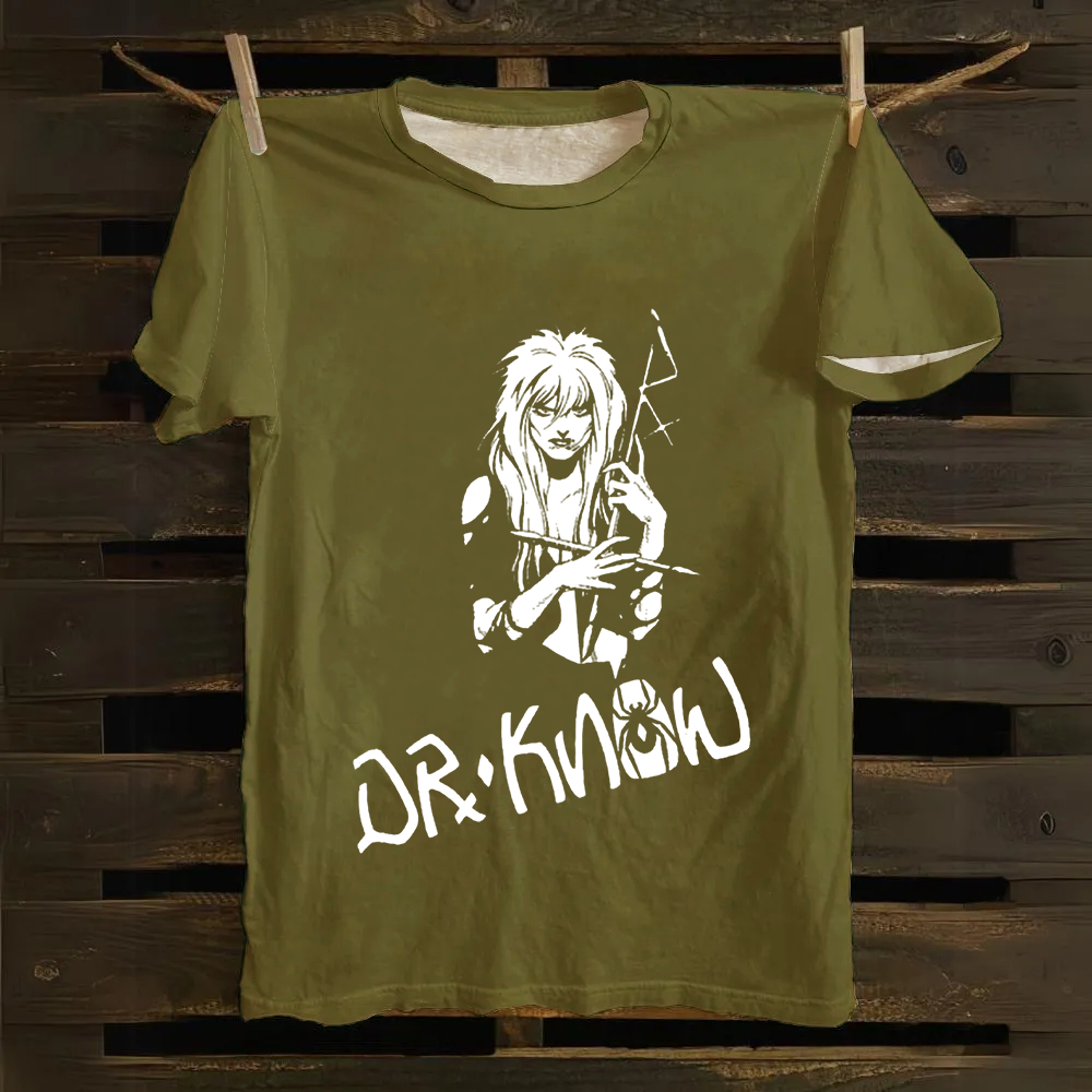 Unisex Vintage  Dr. Know Band  Cotton T-Shirt