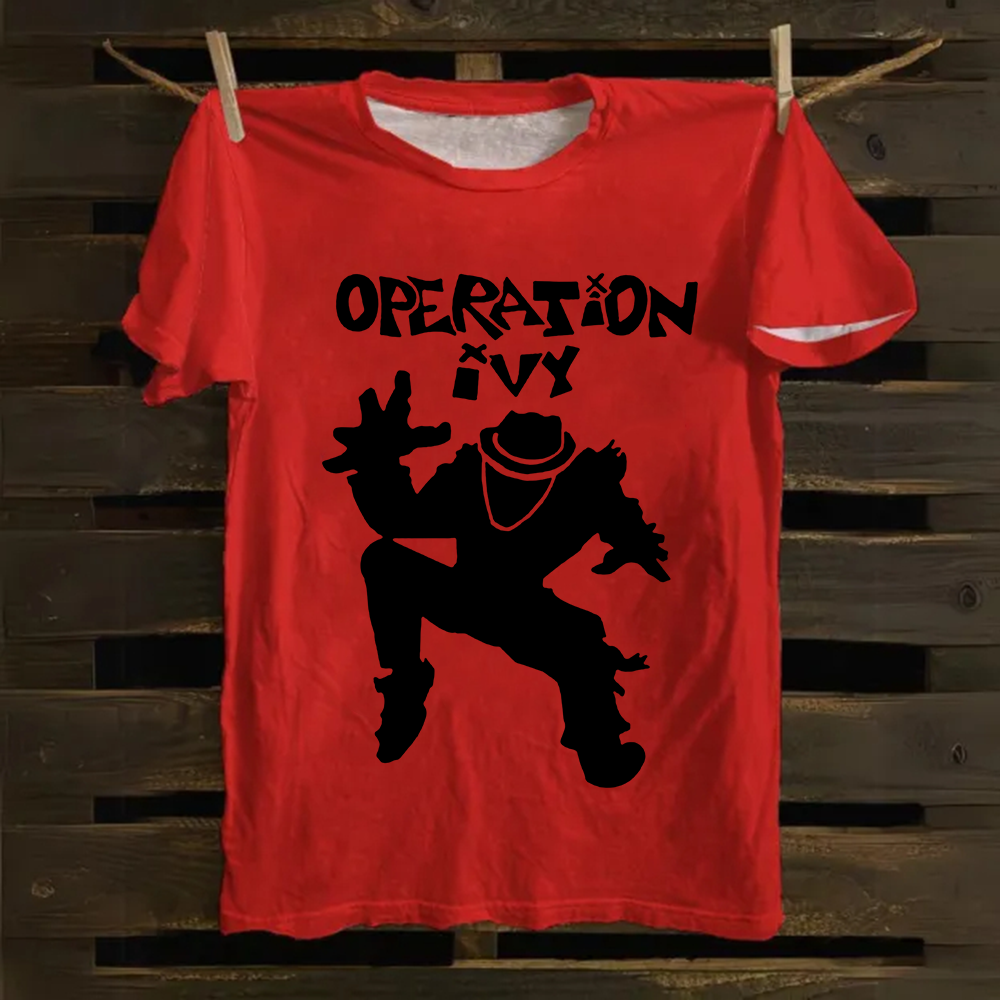Unisex Vintage Operation Ivy Band cotton T-Shirt