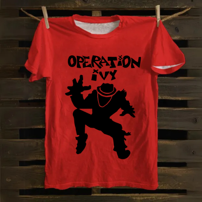 Unisex Vintage Operation Ivy Band cotton T-Shirt
