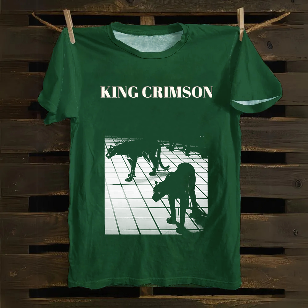 Unisex Vintage King Crimson Band Cotton T-Shirt