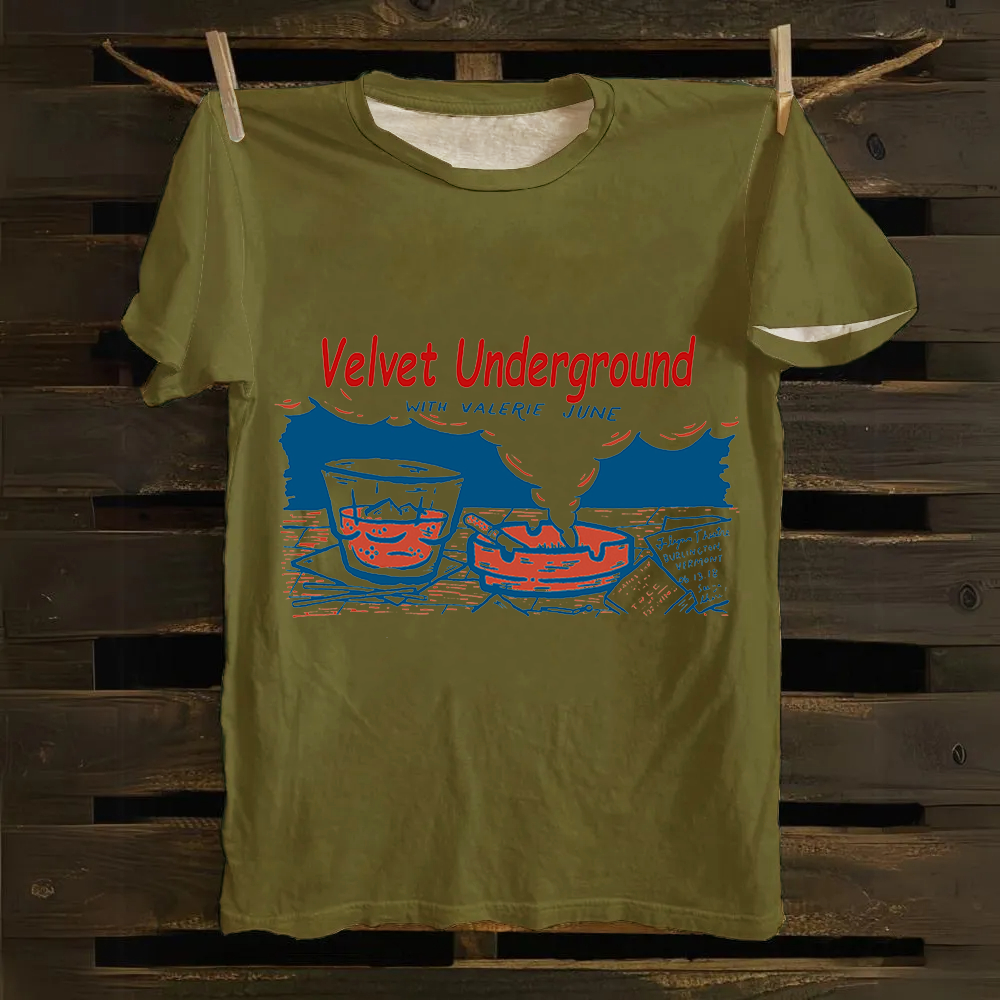 Unisex The Velvet Underground Band Cotton T-Shirt