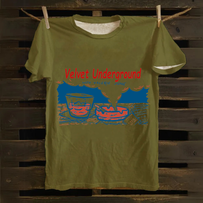 Unisex The Velvet Underground Band Cotton T-Shirt