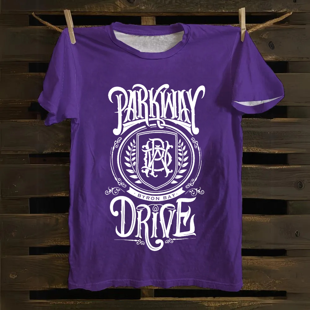 Unisex Vintage  Parkway Drive Band Cotton T-Shirt