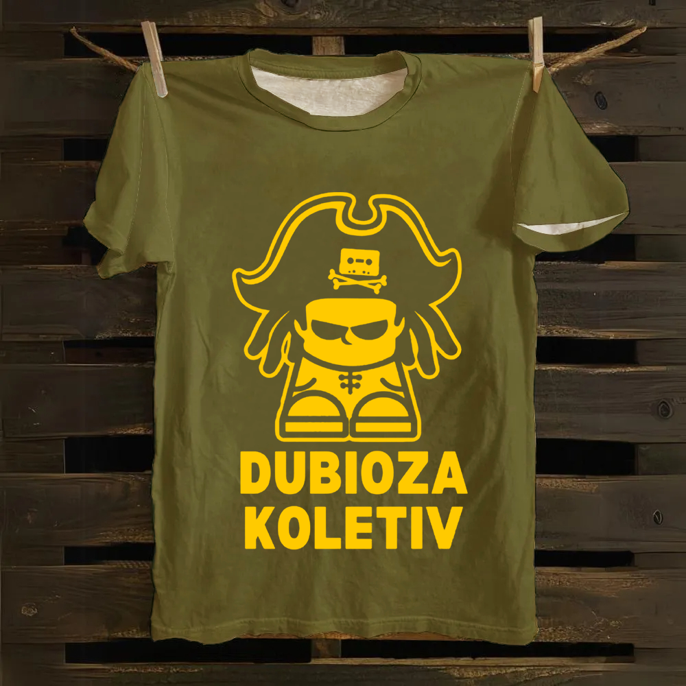 Unisex Vintage Dubioza Kolektiv Band Cotton T-Shirt