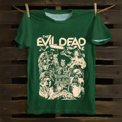 Unisex Vintage Evil Dead cotton T-Shirt