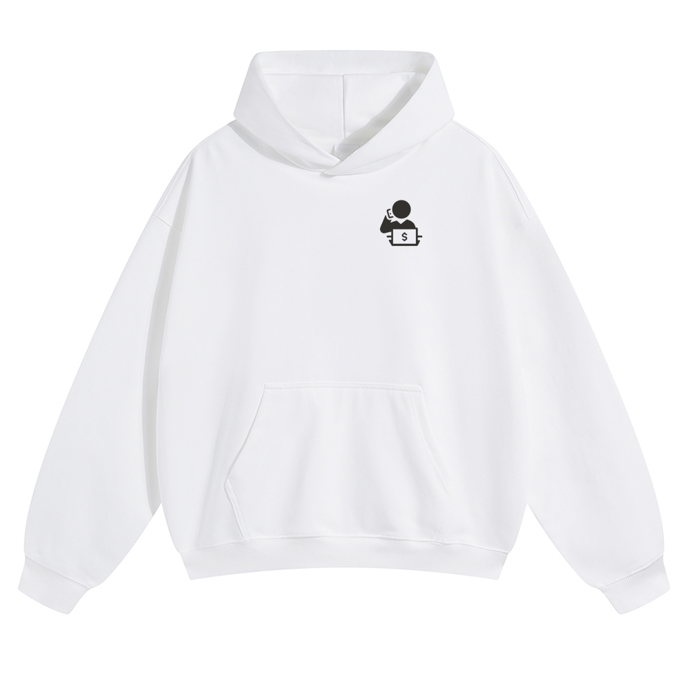 Trader Solid Color Hoodie