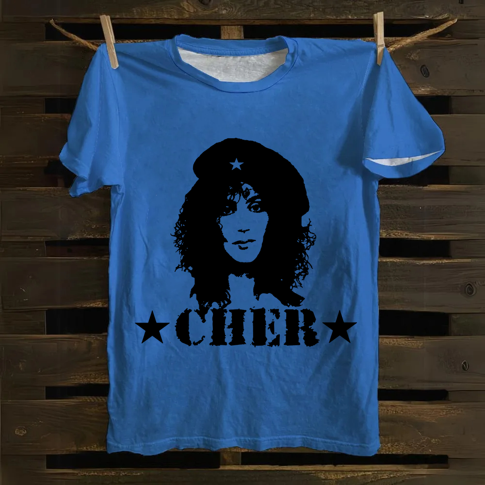 Cher Singer Vintage cotton T-Shirt