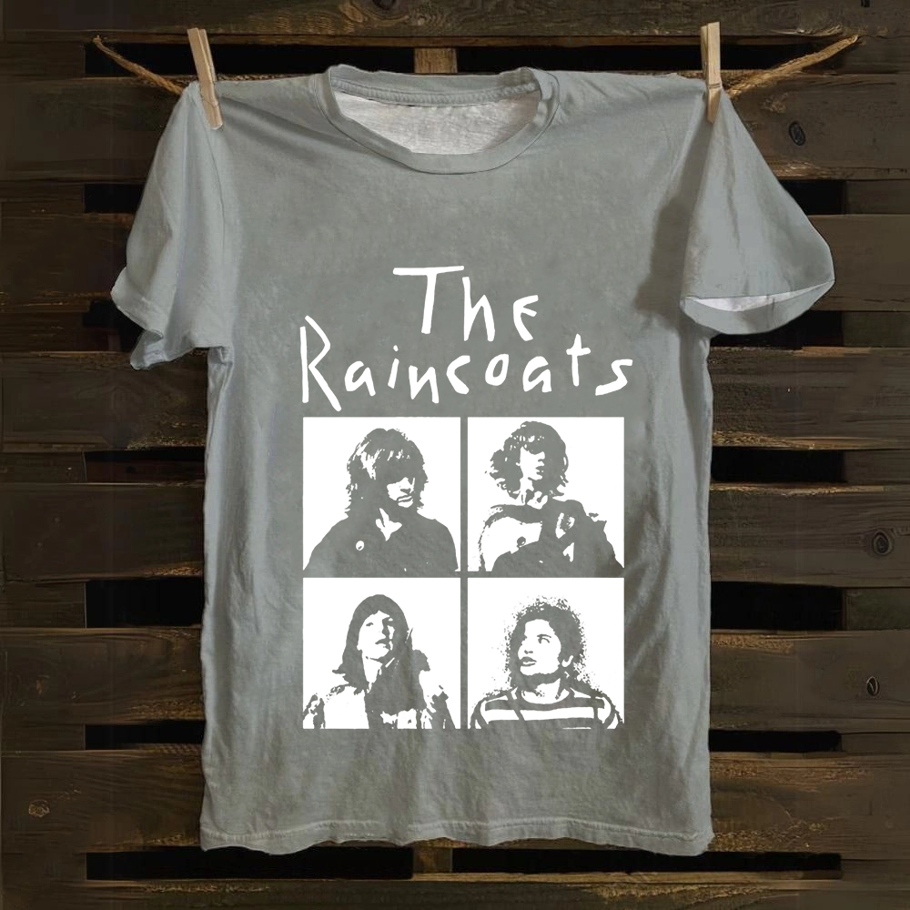 Unisex Vintage The Raincoats Punk Band Cotton T-Shirt