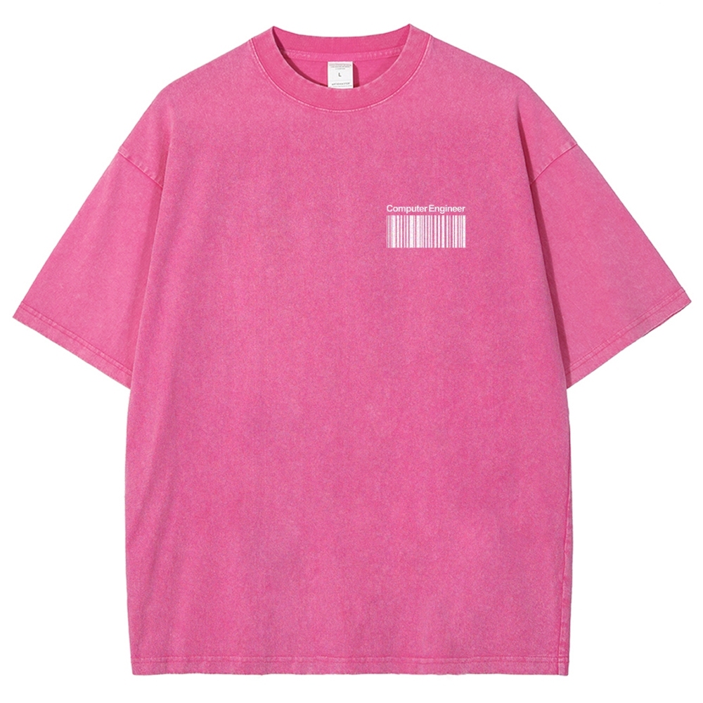 Computer Engineer Unisex Fit Washed T-Shirt