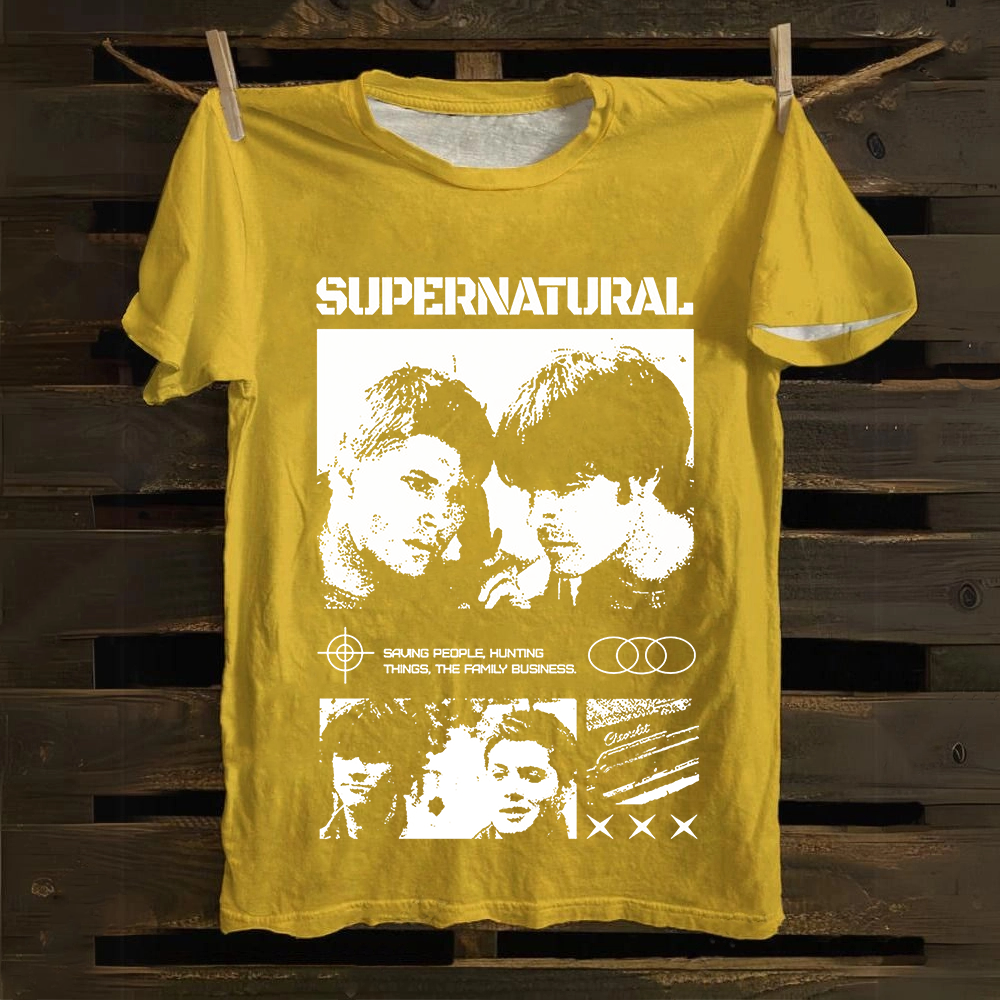 Supernatural TV Series Cotton T-Shirt
