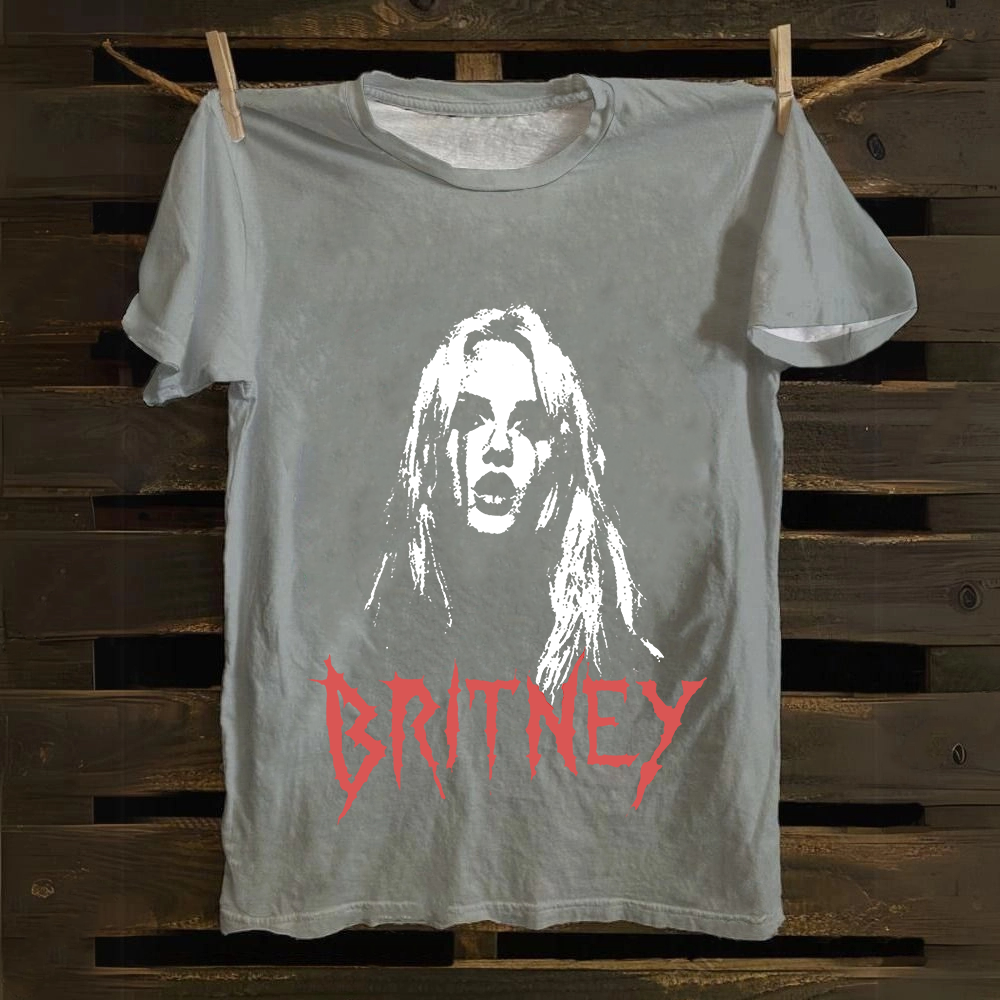 Britney Singer Cotton T-Shirt