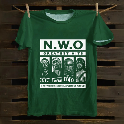 WCW NWO - Classic New World Order Cotton T-Shirt