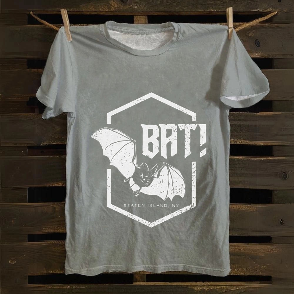 Unisex Vintage Laszlo the Bat Cotton T-Shirt
