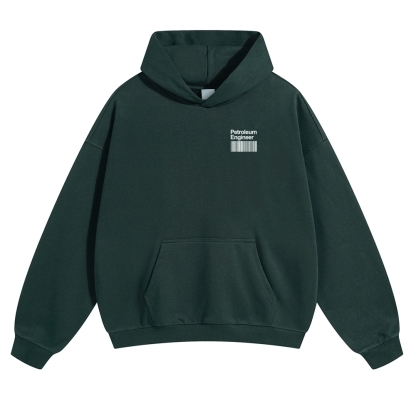 Petroleum Engineer Solid Color Hoodie