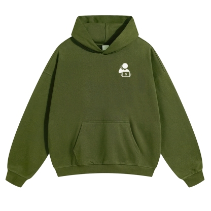 Trader Solid Color Hoodie