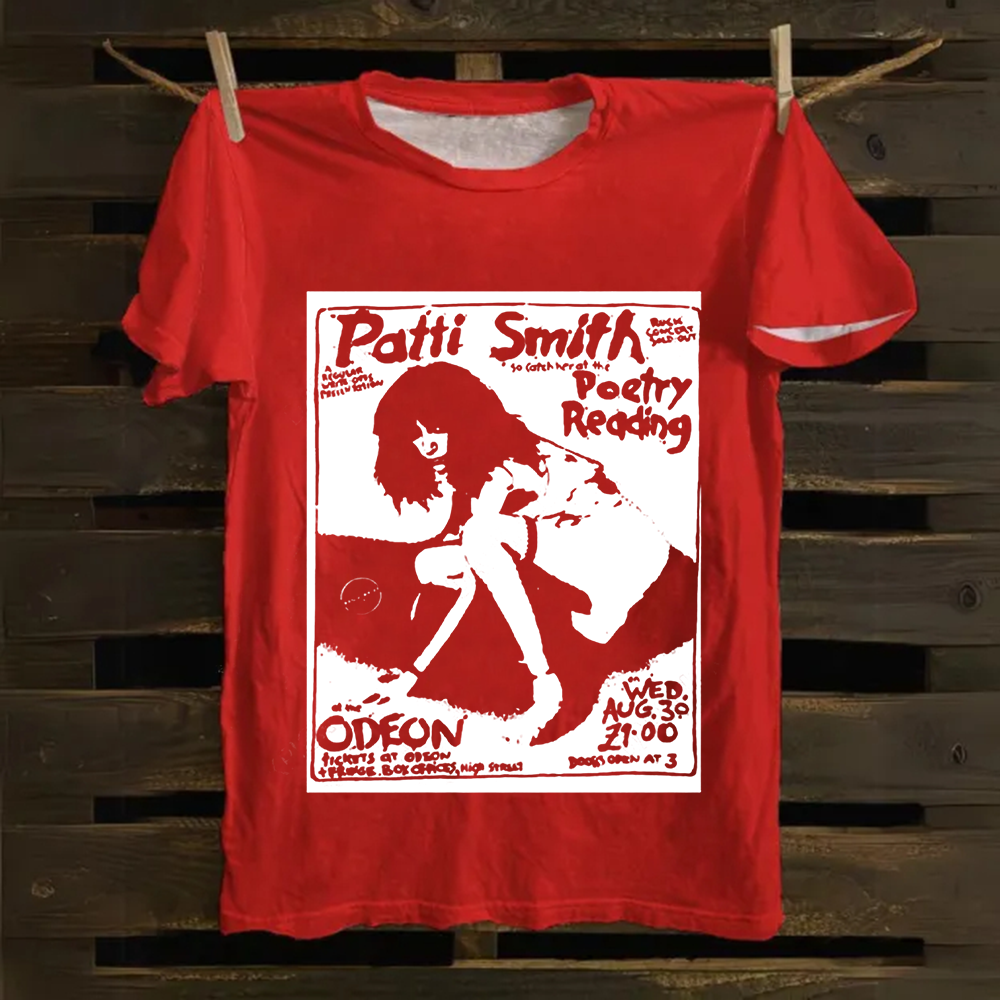 Patti Smith Celebrities Cotton T-Shirt