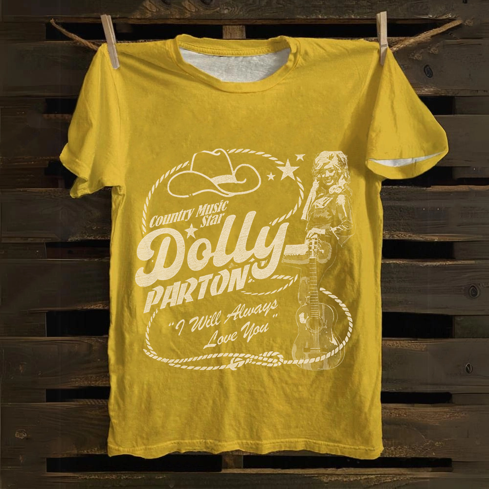 Dolly Parton Singer Cotton T-Shirt
