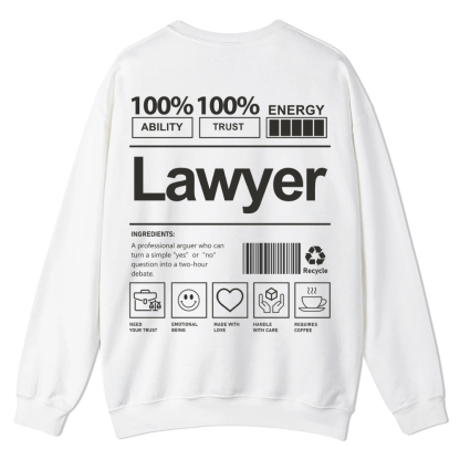Lawyer Casual Crewneck Sweatshirt
