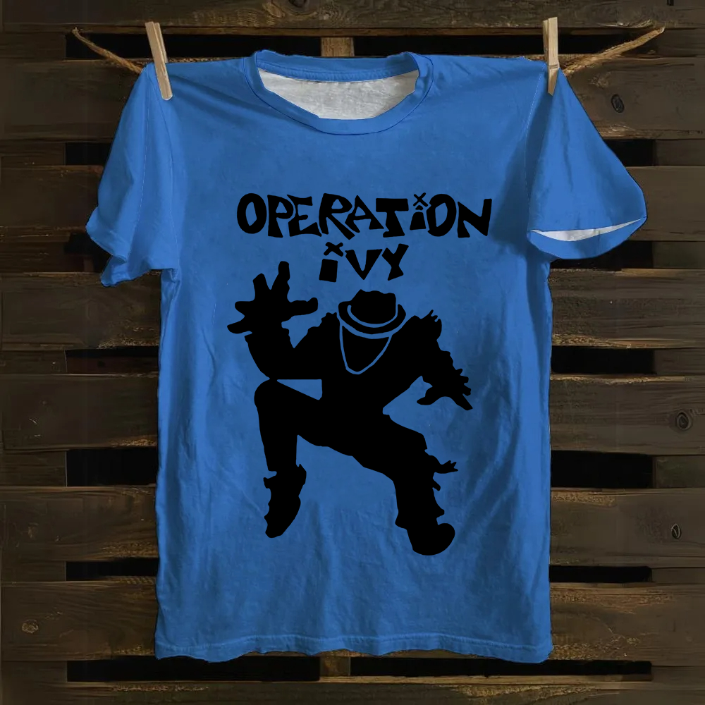 Unisex Vintage Operation Ivy Band cotton T-Shirt
